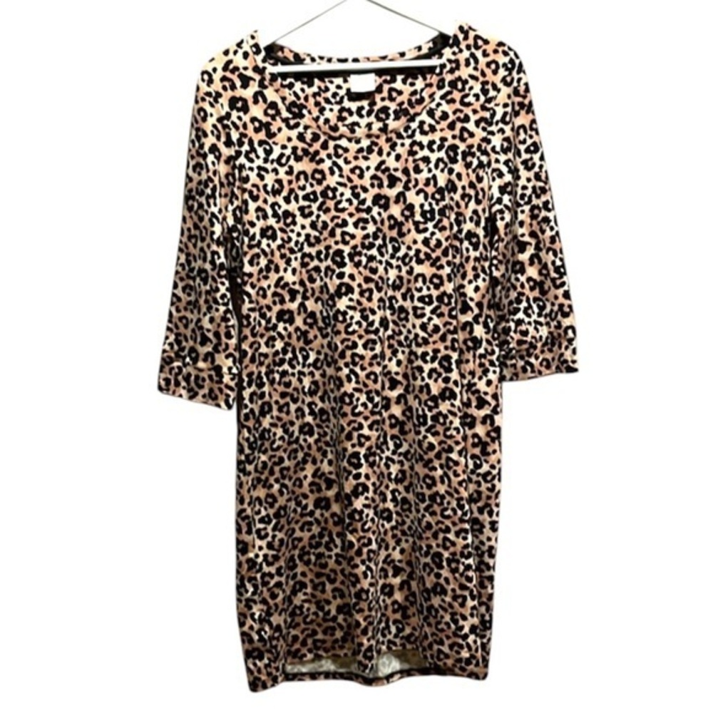 Soma Women’s Leopard Print Nightgown Pajamas Size Medium